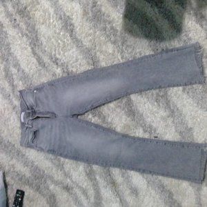 Grey denim light washed jeans from Loft